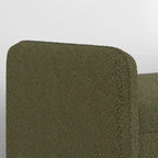 Banc de rangement en velours Teddy avec assise de chambre