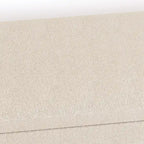 Banc de rangement en velours Teddy avec assise de chambre