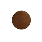 Table d'appoint ronde en bois avec tiroir et étagère inférieure