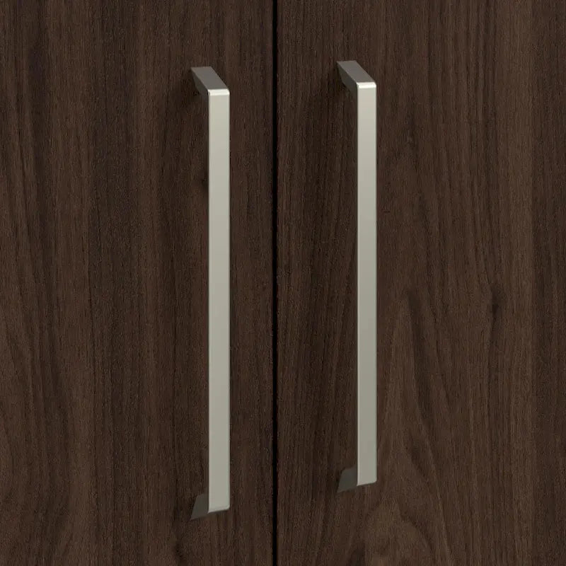 Meuble bas de rangement avec portes et étagères