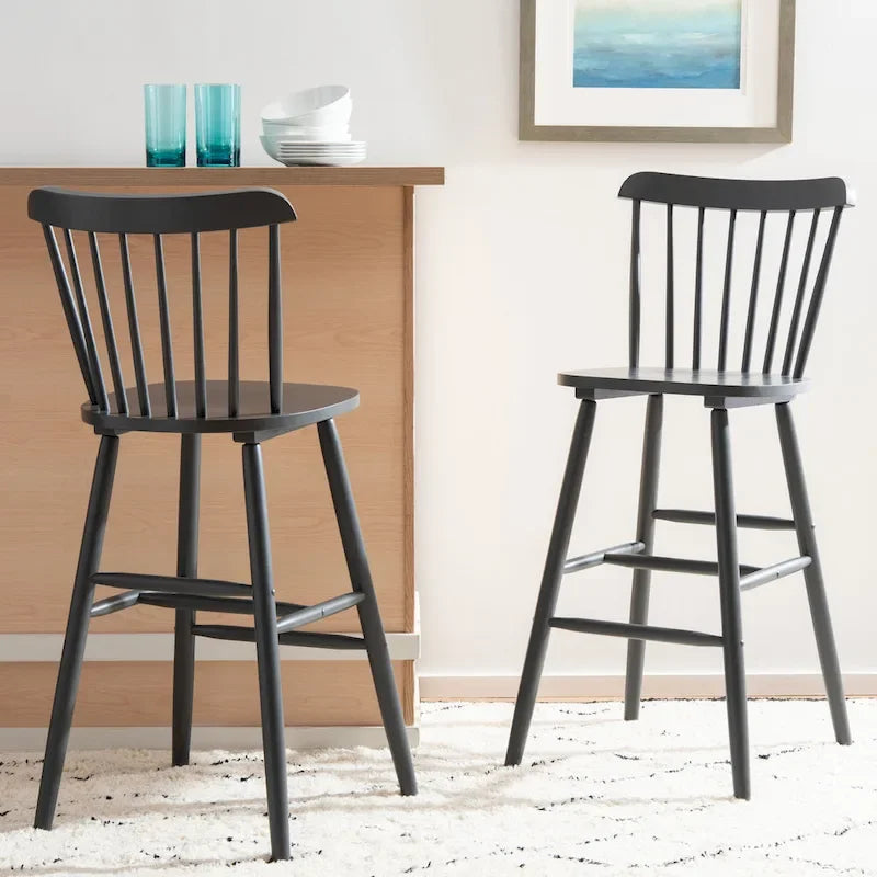 Tabourets de bar de ferme (lot de 2) - 50,8 cm L x 50,8 cm P x 96,5 cm H
