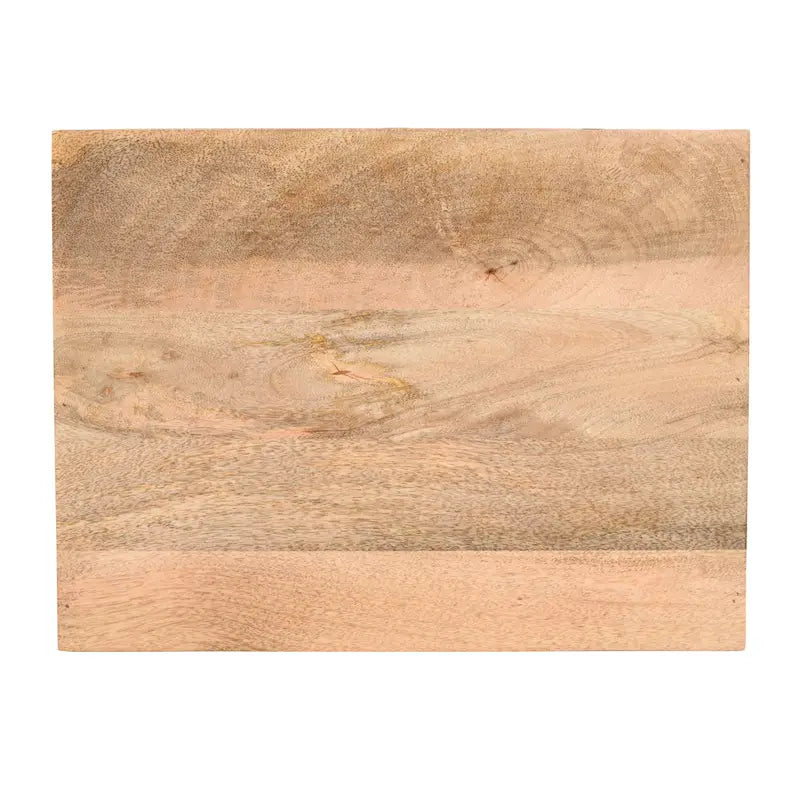 Table de chevet en bois massif avec tiroir, finition naturelle