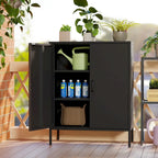 Armoire de rangement métallique de 40 pouces à 2 portes
