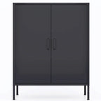 Armoire de rangement métallique de 40 pouces à 2 portes