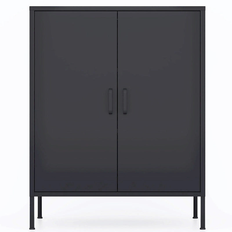Armoire de rangement métallique de 40 pouces à 2 portes