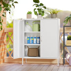 Armoire de rangement métallique de 40 pouces à 2 portes