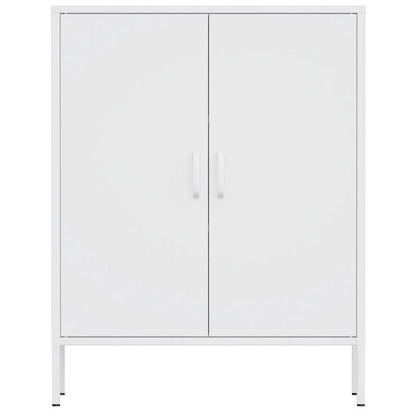 Armoire de rangement métallique de 40 pouces à 2 portes