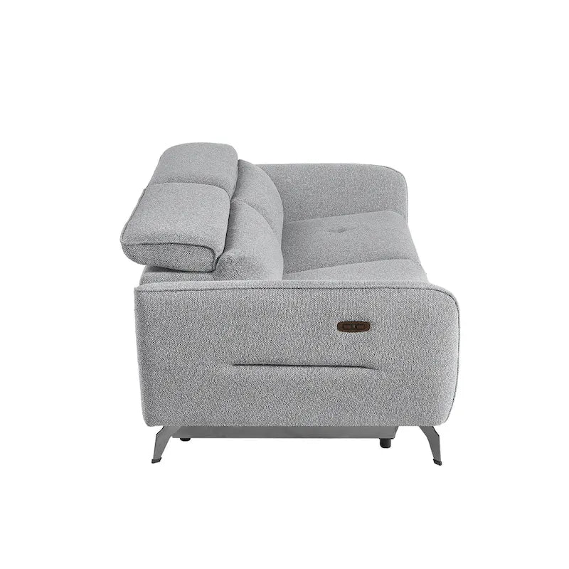 Canapé inclinable électrique de 80 pouces avec port de chargement USB