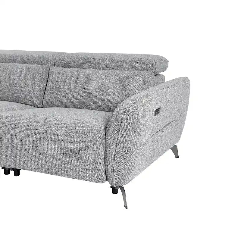 Canapé inclinable électrique de 80 pouces avec port de chargement USB