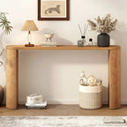Console semi-cylindrique – MDF et hévéa, plusieurs options de couleur