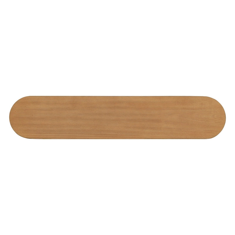 Console semi-cylindrique – MDF et hévéa, plusieurs options de couleur