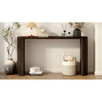 Console semi-cylindrique – MDF et hévéa, plusieurs options de couleur