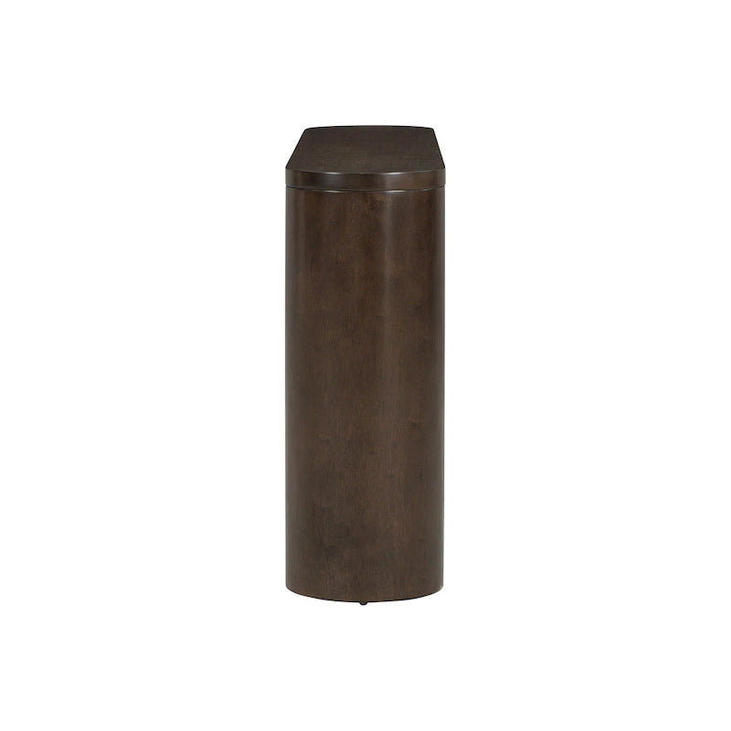 Console semi-cylindrique – MDF et hévéa, plusieurs options de couleur