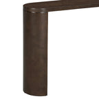 Console semi-cylindrique – MDF et hévéa, plusieurs options de couleur