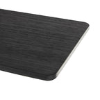 Console en bois avec piédestal ovale sculpté - Noir