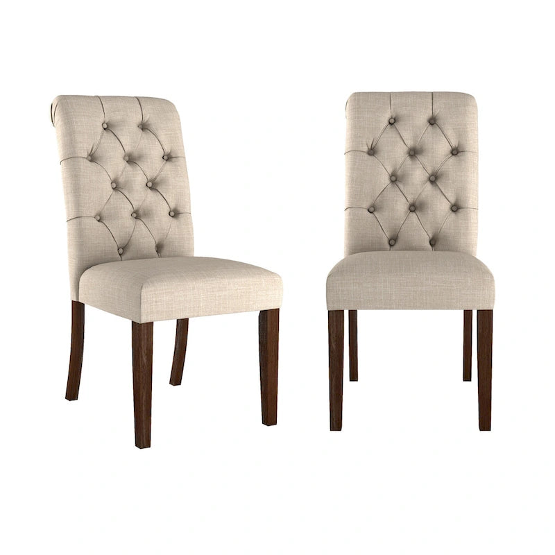 Chaises Parsons à dossier capitonné (Lot de 2)