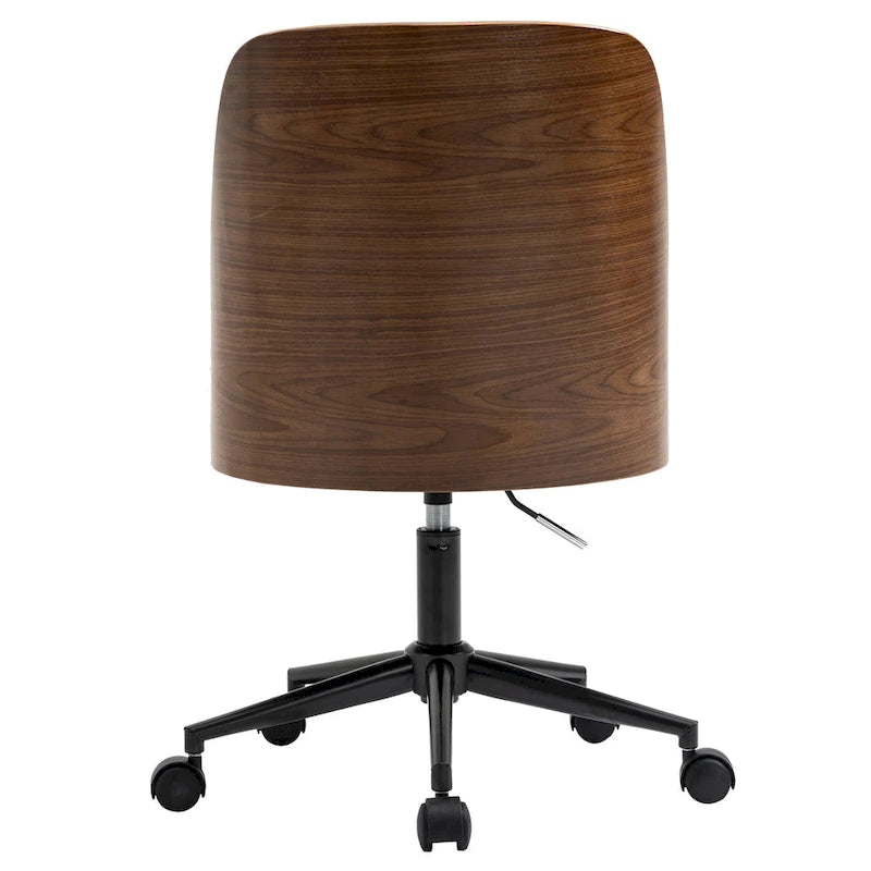 Chaise de bureau de direction avec dossier en bois massif