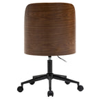 Chaise de bureau de direction avec dossier en bois massif