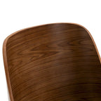 Chaise de bureau de direction avec dossier en bois massif