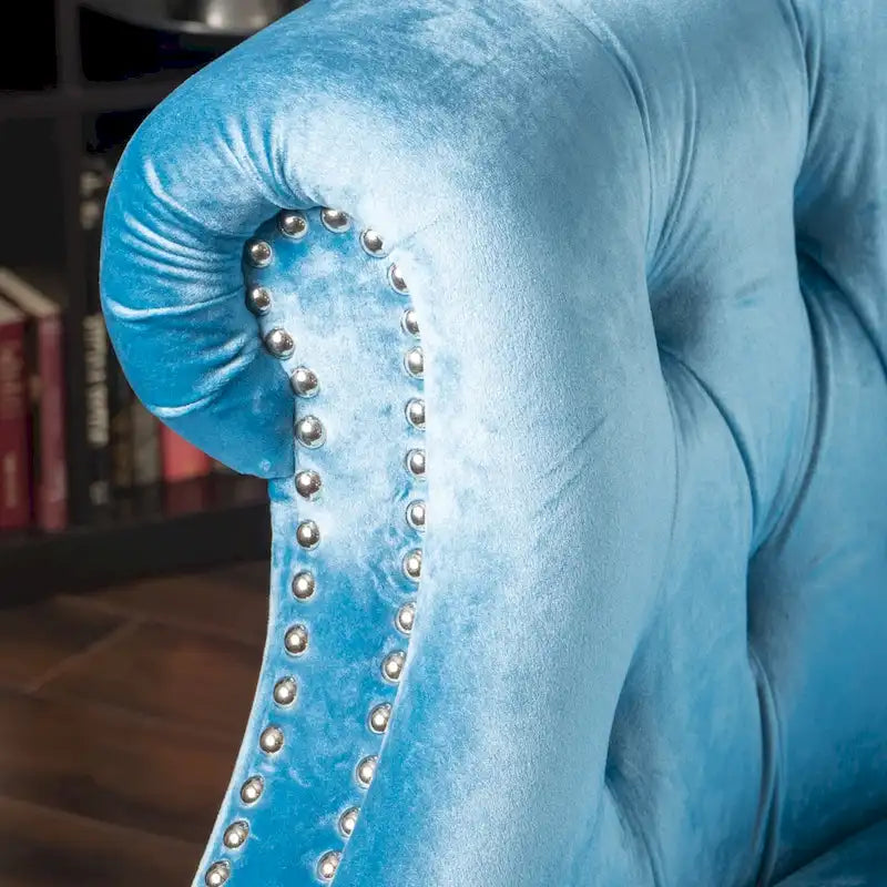 Fauteuil club en velours