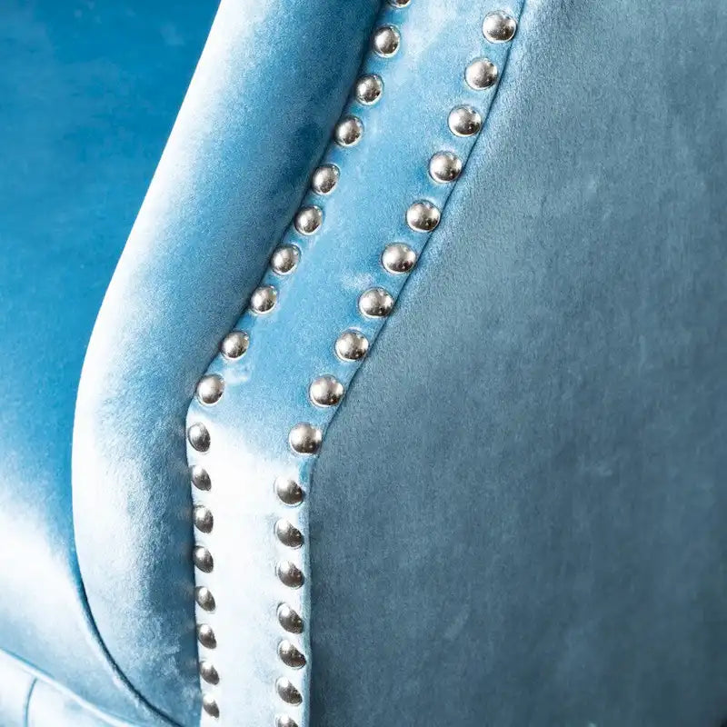 Fauteuil club en velours
