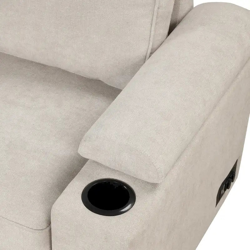 Canapé-lit gigogne 2-en-1 avec pouf de rangement