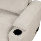 Canapé-lit gigogne 2-en-1 avec pouf de rangement