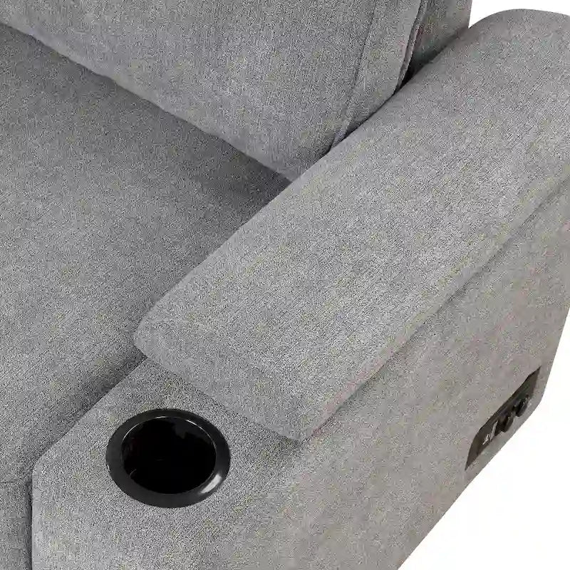 Canapé-lit gigogne 2-en-1 avec pouf de rangement