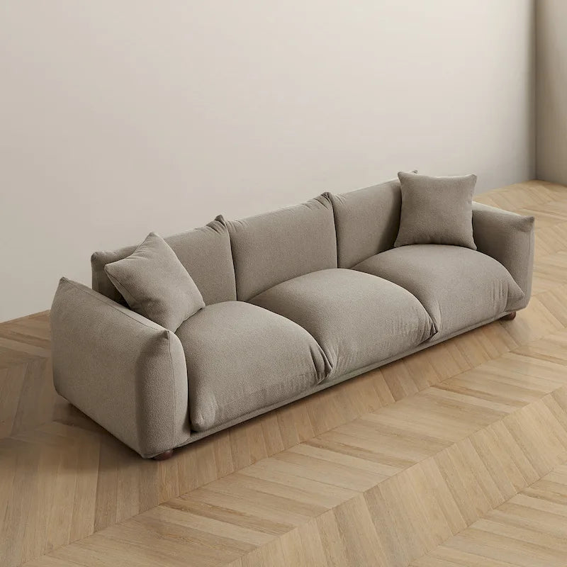 Canapé en Boucle/Velours Mid-Century Moderne