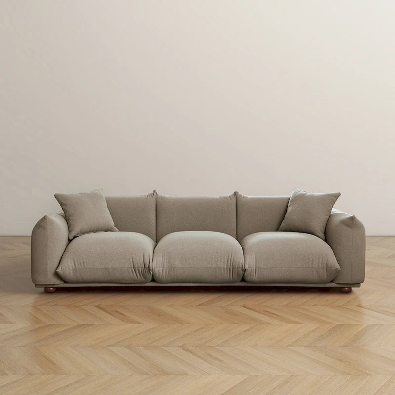 Canapé en Boucle/Velours Mid-Century Moderne
