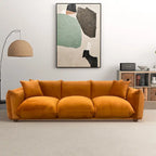 Canapé en Boucle/Velours Mid-Century Moderne