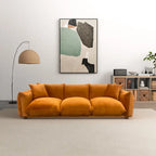 Canapé en Boucle/Velours Mid-Century Moderne