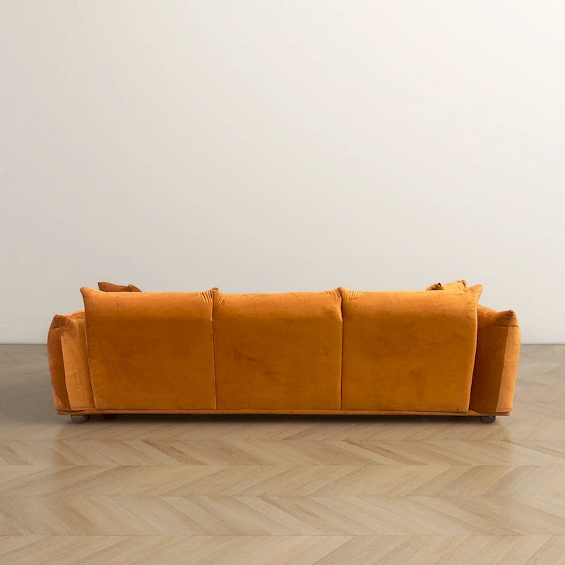 Canapé en Boucle/Velours Mid-Century Moderne