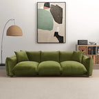 Canapé en Boucle/Velours Mid-Century Moderne