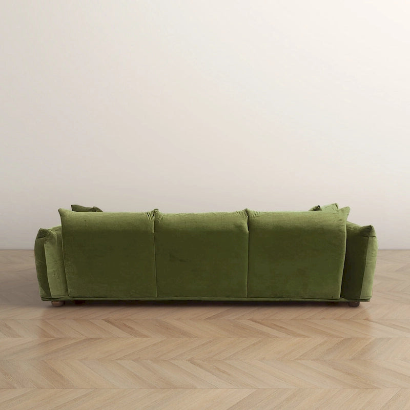 Canapé en Boucle/Velours Mid-Century Moderne