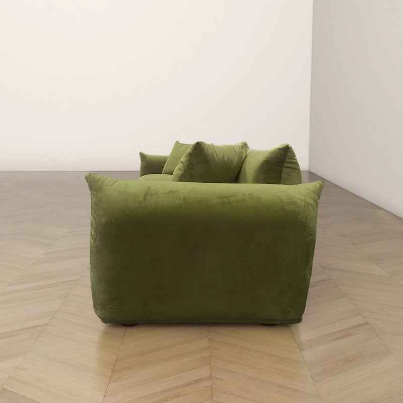 Canapé en Boucle/Velours Mid-Century Moderne