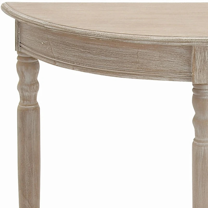 Console d'entrée demi-lune