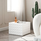 Tables d'appoint gigognes carrées pour salon, lot de 2