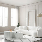 Tables d'appoint gigognes carrées pour salon, lot de 2