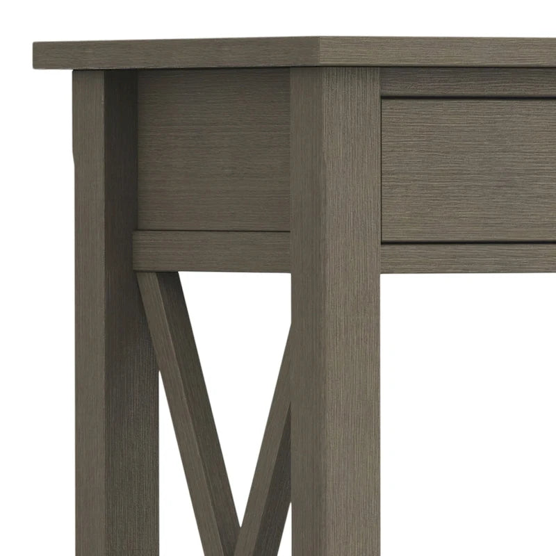 Console/Table basse contemporaine en bois massif de 120 cm de large