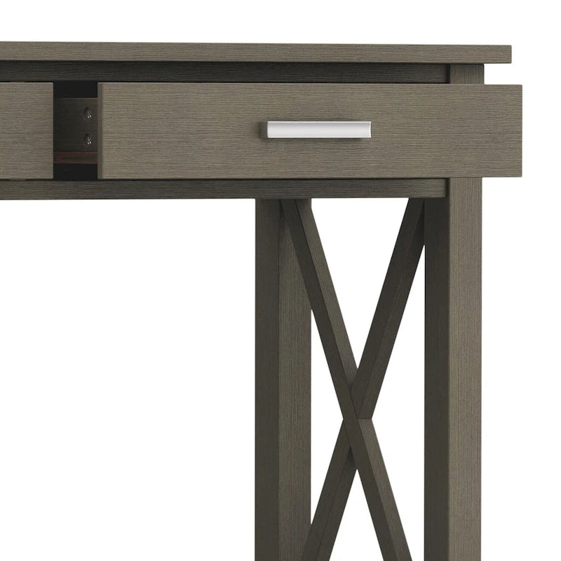 Console/Table basse contemporaine en bois massif de 120 cm de large