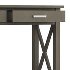 Console/Table basse contemporaine en bois massif de 120 cm de large