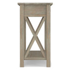 Console/Table basse contemporaine en bois massif de 120 cm de large