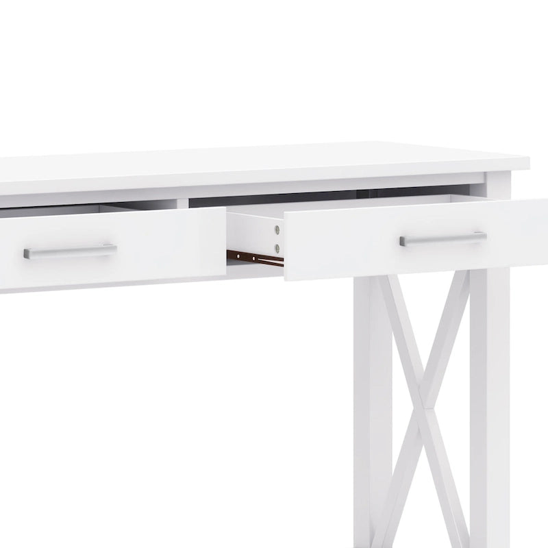 Console/Table basse contemporaine en bois massif de 120 cm de large
