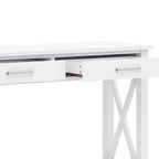 Console/Table basse contemporaine en bois massif de 120 cm de large