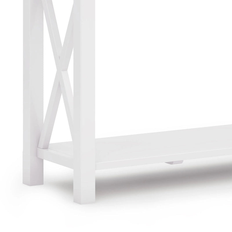 Console/Table basse contemporaine en bois massif de 120 cm de large