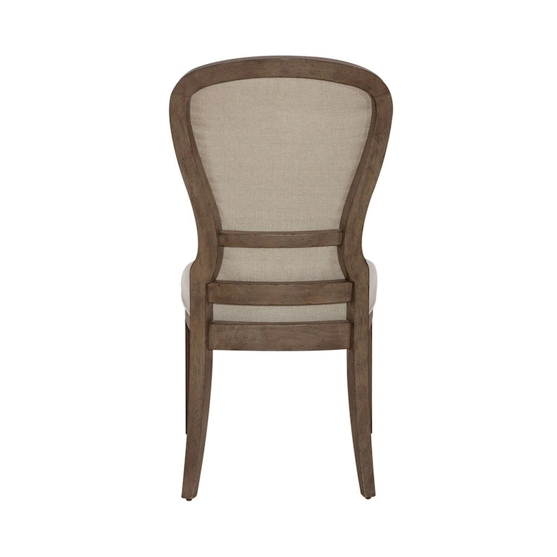 Chaise d'appoint capitonnée (lot de 2)