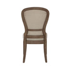 Chaise d'appoint capitonnée (lot de 2)