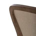 Chaise d'appoint capitonnée (lot de 2)