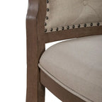 Chaise d'appoint capitonnée (lot de 2)